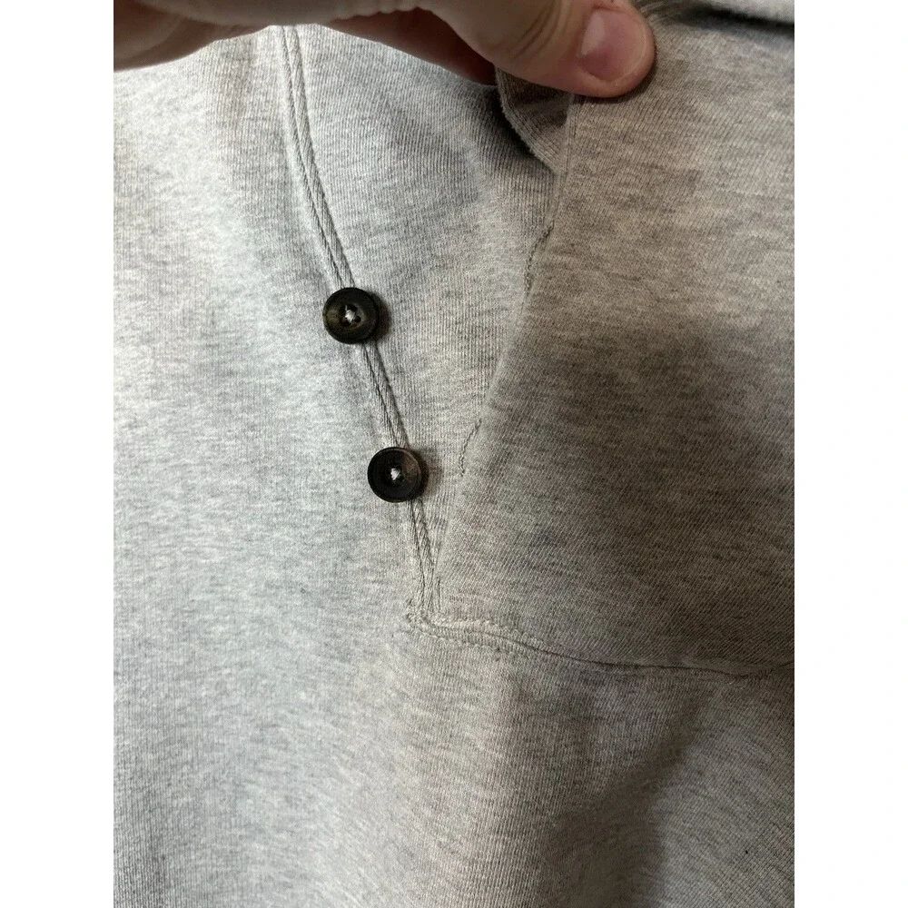 Polo by Ralph Lauren Light Gray Shawl Collar Sweatshirt with Navy Pony